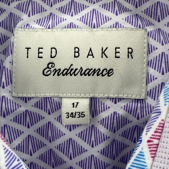 Ted Baker Endurance Lavender Long Sleeve Button Down Shirt - Picture 4 of 6